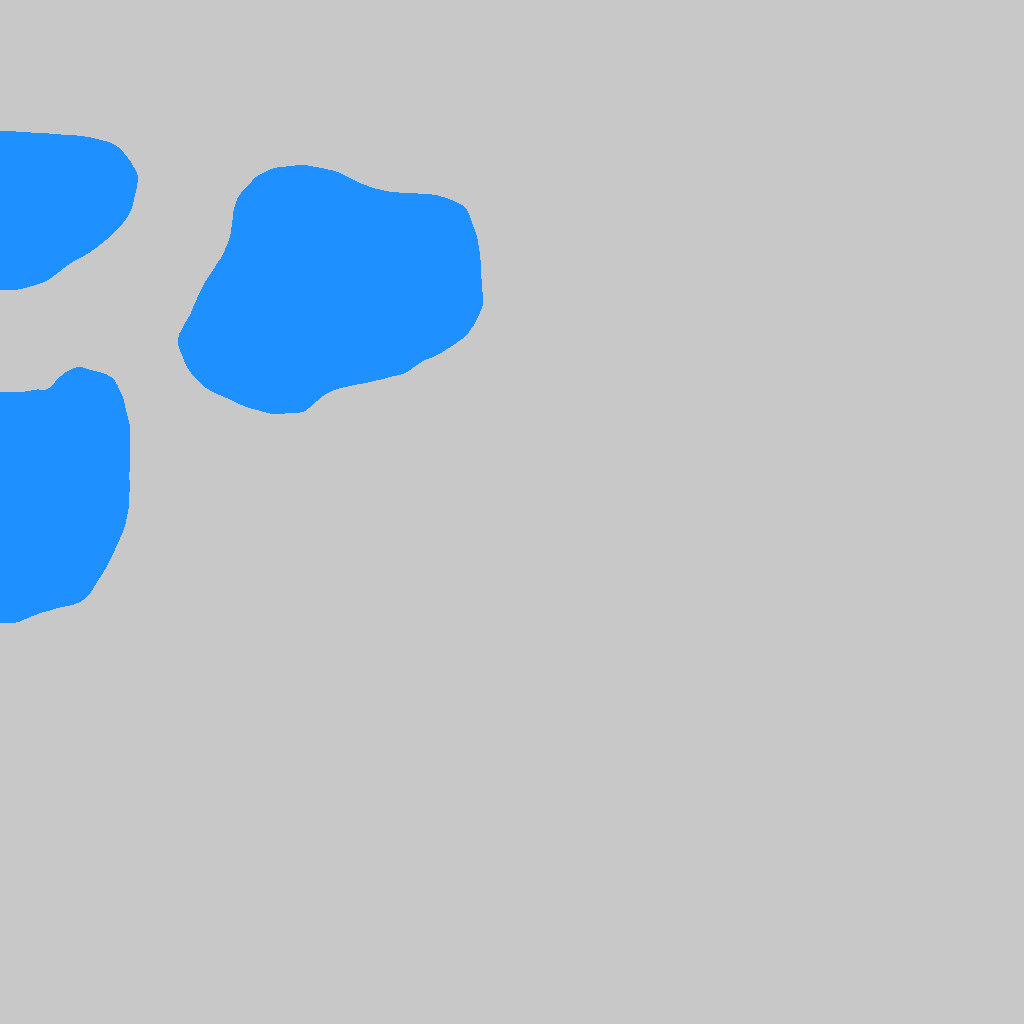 Colored class mask for tile 2523